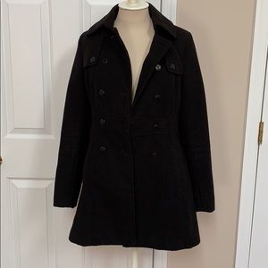 ✅$15 SALE✅ Black Bow Peacoat
